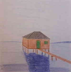 Das Pfahlhaus am Bodensee ... ©JvdV 2017