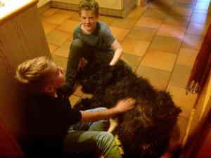 ... mit Ronja herumalbern ...